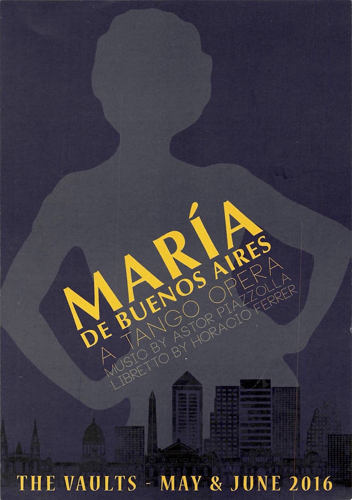 Maria De Buenos Aires 2016 Directed by Ella Marchment